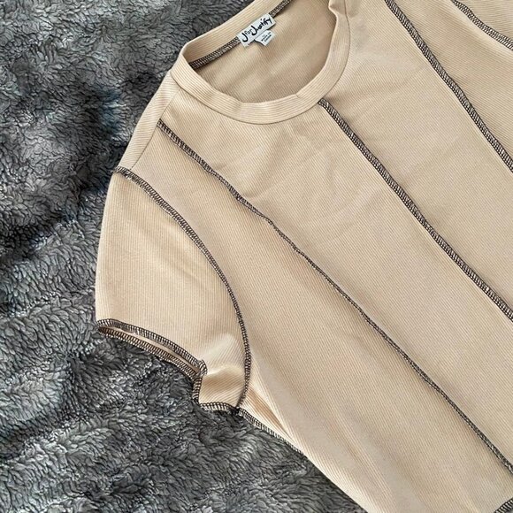 J for Justify Ribbed Knit Crop Top - Picture 2 of 9